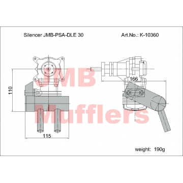 Silencer PSA DLE-30,32